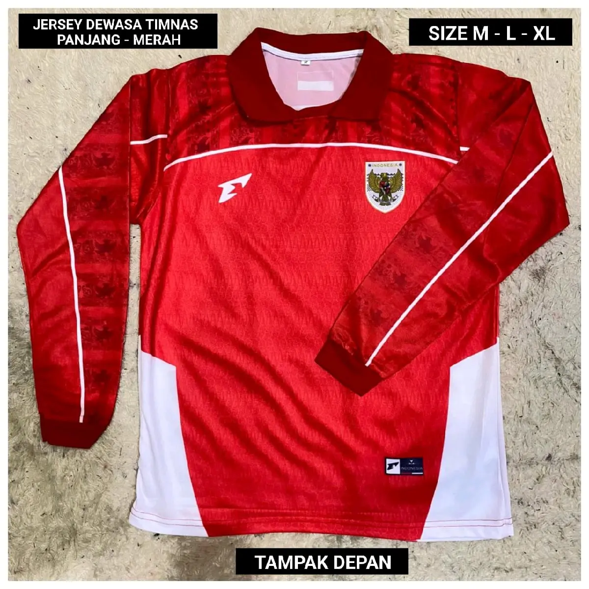 Jersey sepakbola timnas indonesia 3RSPO 2O25 - JERSEY SEPAK BOLA TIMNAS DEWASA ANAK Sport
