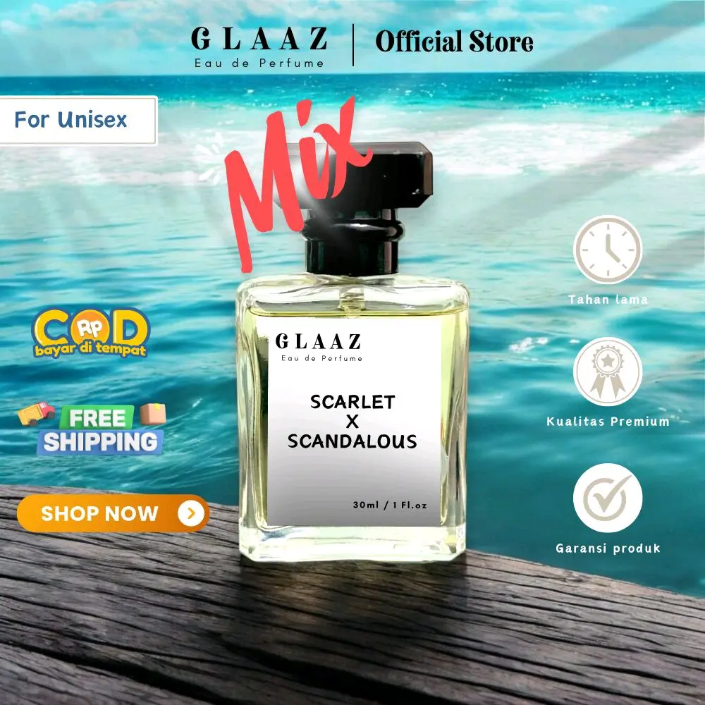 Scarlet X Scandalous by Glaaz Parfum - Aroma Wanita