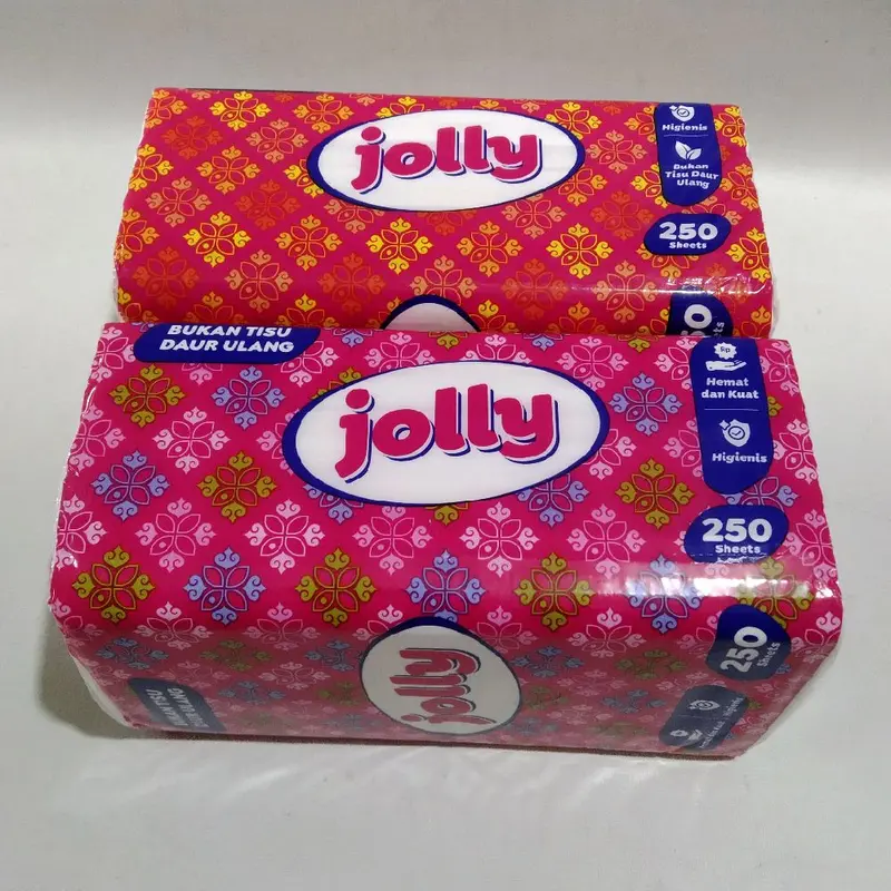 Tissue JOLLY 250 Sheet || Tisu Pembersih/Tisu Wajah Anak dan Dewasa 3
