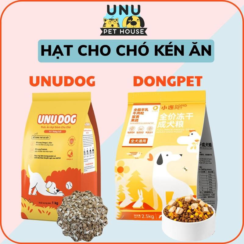Thức ăn cho chó DONGPET, UNUDOG mix thịt sấy cao cấp chuyên dành cho chó kén ăn – UNU Pet House