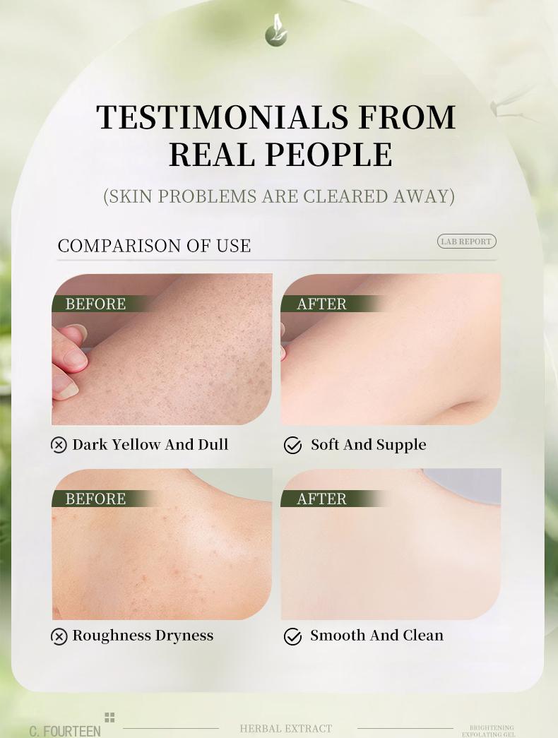 Product Introduction of Dead cell & Face Exfoliant gel, Orange, herbal extract, exfoliant, 50g, skin care, repair and renewal, whitening and brightening effect 8