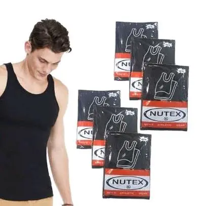 Singlet Dewasa Pria Ukuran Katun Cowok Kaos untuk Cowok dari Bahan Katun Putih Remaja 2