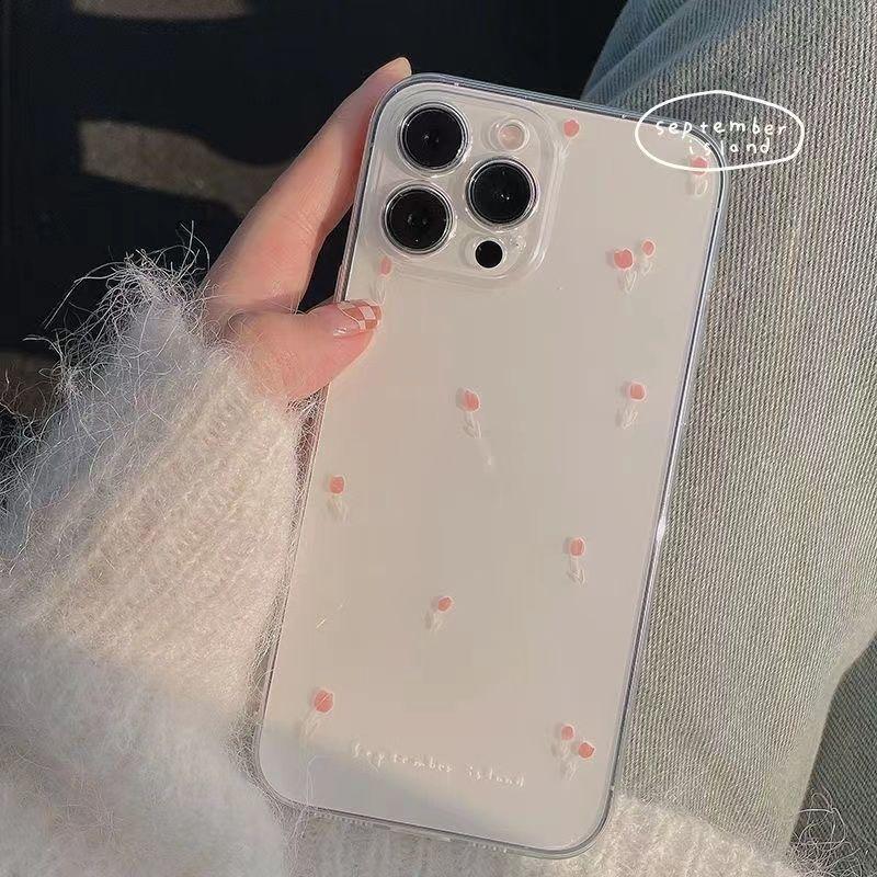 Lựa chọn phổ biến Ốp lưng TPU trong suốt cắt lỗ chính xác Phong cách cao cấp nhẹ nhàng độc đáo chống va đập chống trầy chống bụi phù hợp mọi dòng Iphone