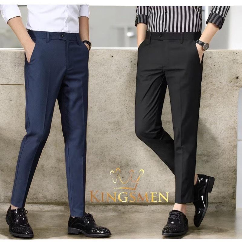 King's Men Quần tây nam Cao cấp Chất Vải Sợi Gỗ Raylon mềm mịn phom dáng Slim-fit có Độ Co Giãn Tốt giúp vận động thoải mái phù hợp cho phần đa các anh thanh niên và trung niên