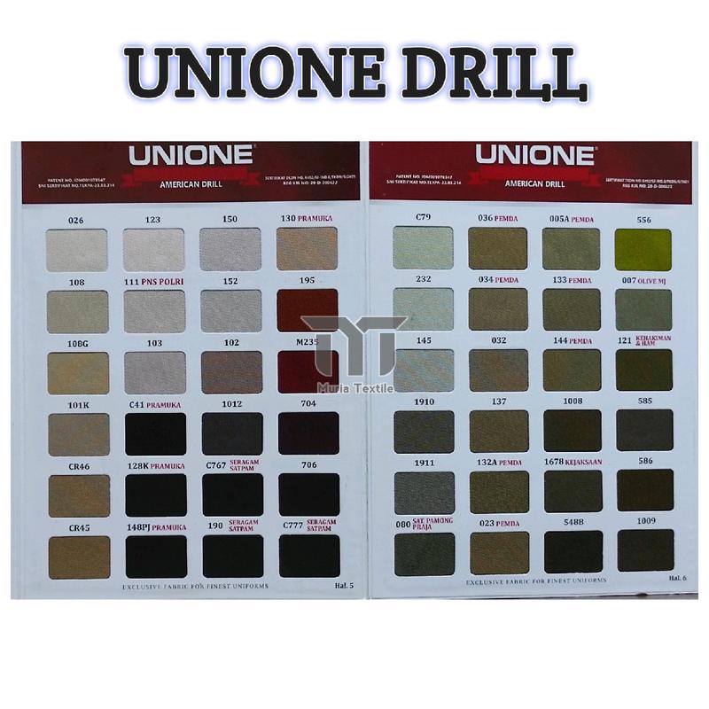 Unione drill bahan seragam celana, kemeja 6