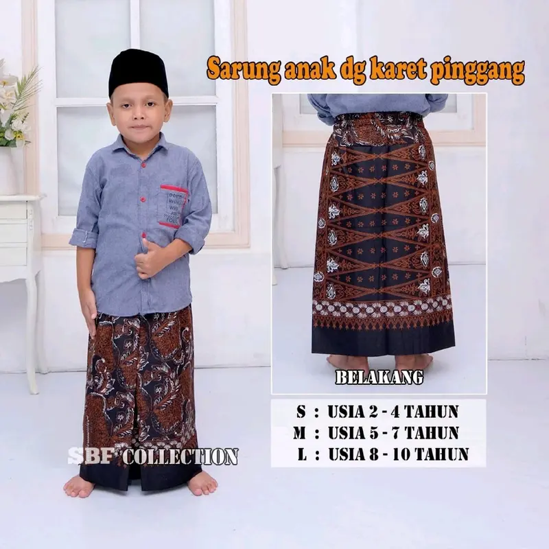 SARUNG ANAK INSTAN/SARUNG ANAK TK - SD /SARUNG ANAK USIA 2 - 10th 4