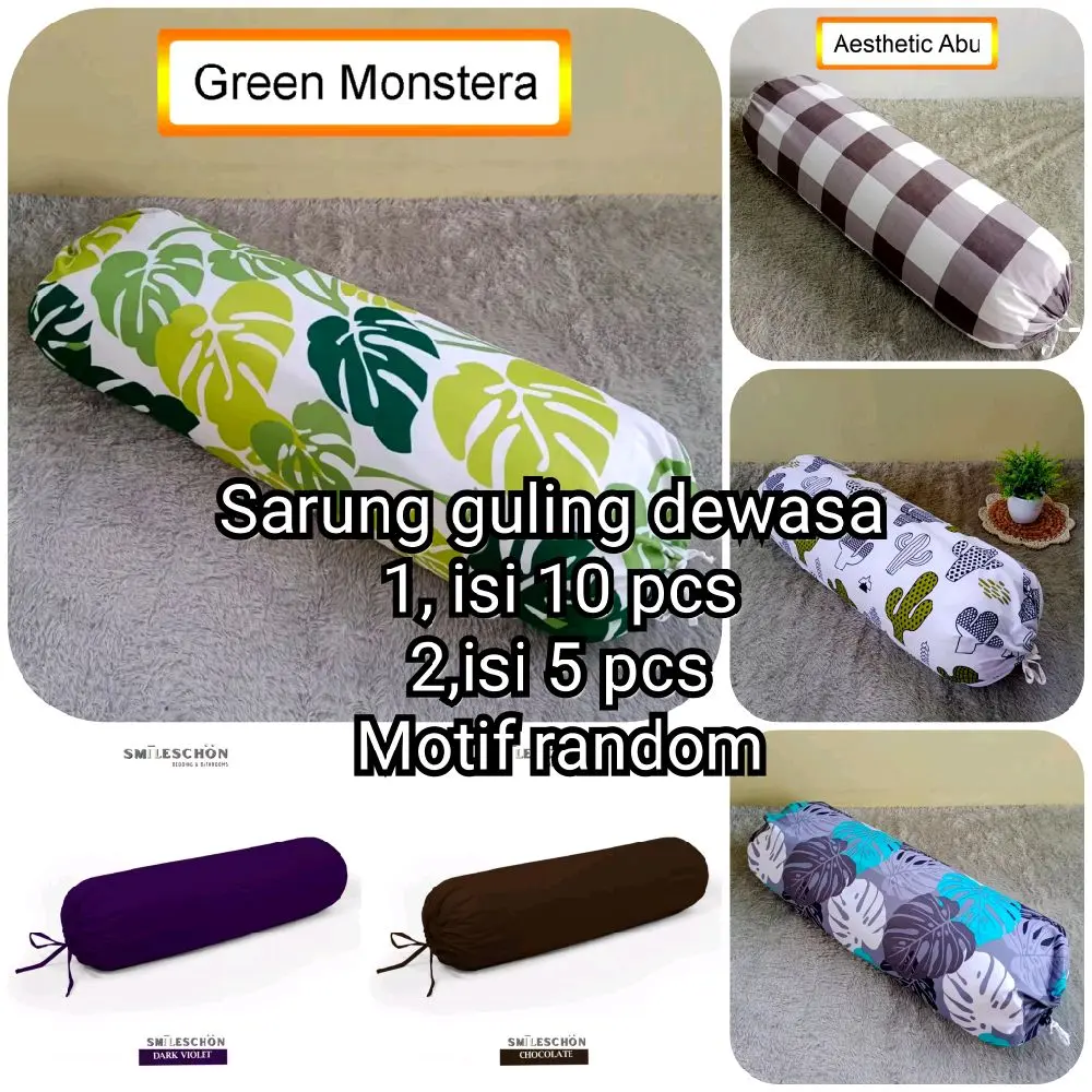 sarung guling dewasa motif random....