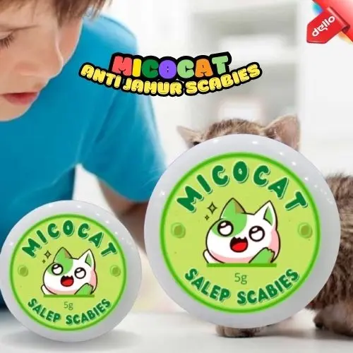 Salep Micocat Solusi Atasi Scabies Gudik Gatal Koreng pada Kucing Anjing Dello 0