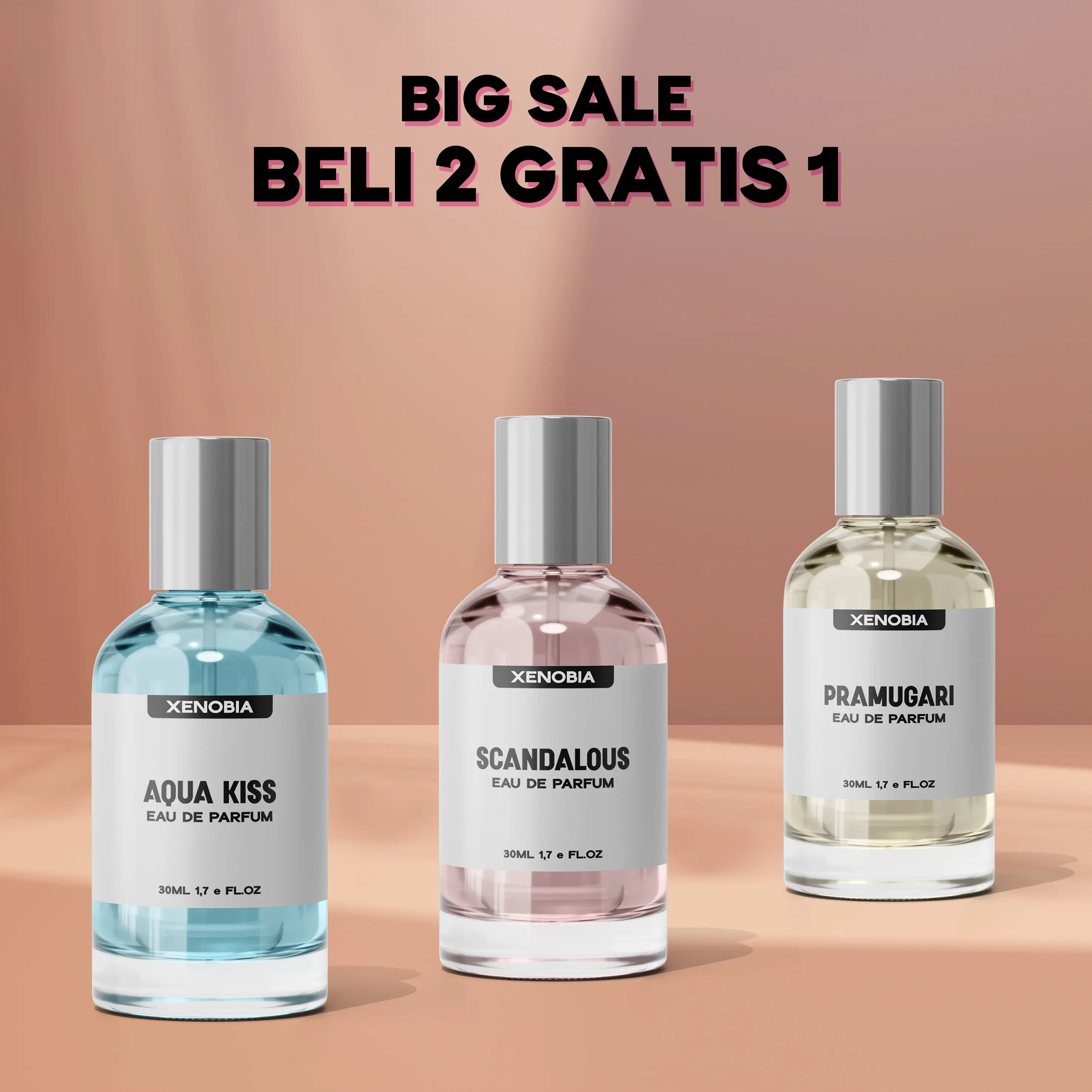 BELI 1 DAPAT 3 PARFUME PRIA EAU DE PARFUM 30ML
