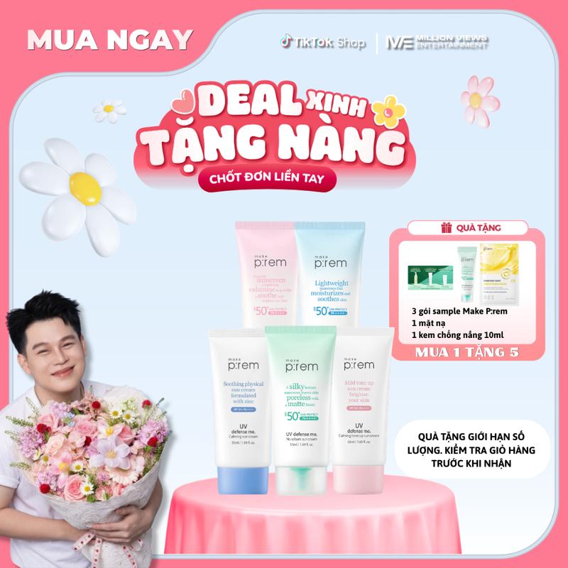 Make P:rem Kem chống nắng Make P:rem theo từng da 50ml SPF+ PA++++
