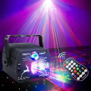 Lampu Laser Projector Lampu Panggung Laser Proyektor Disco RGB Party Green Red Set
