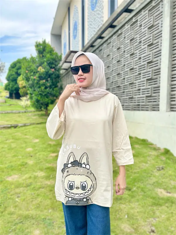 T-Shirt Labu Labubu Series Terbaru / Kaos Bigsize Cotton Combed Premium 1