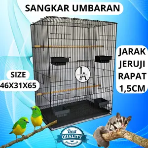 Kandang burung, Sugar Glider Sangkar Jumbo 70 x 45 x 30 sangkar besi lipat minimalis