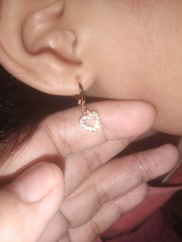 Product Review of Anting Anak Gandul Kotak Anting Klip Titanium Anti Karat COD Cewek Costume Fashion from v**) 0