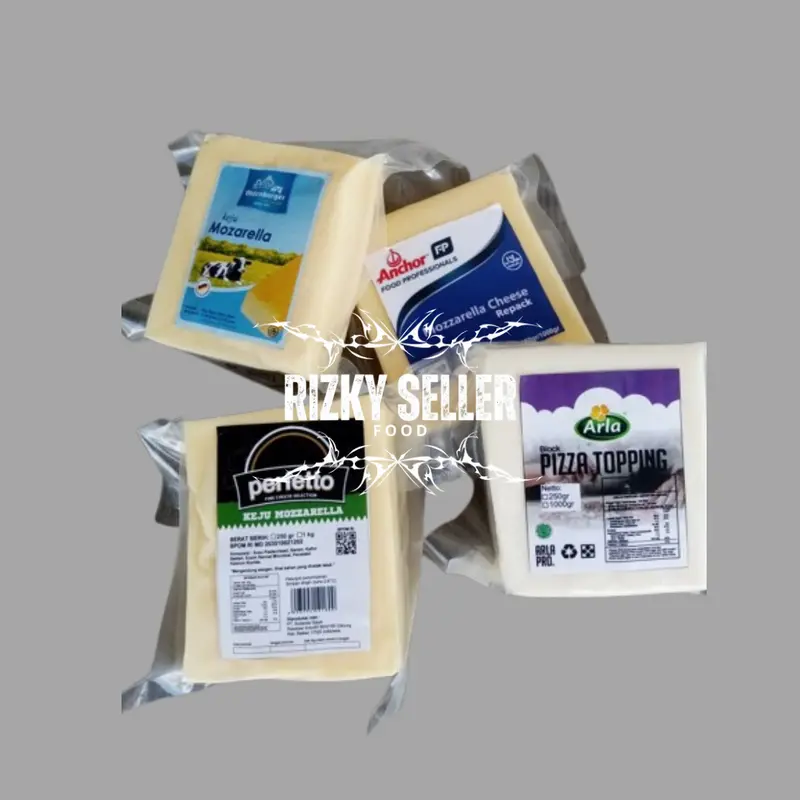 Keju Mozarella Olden Burger 250 Gr Enak Lumer Halal Cheese Keju Topping Pizza pro saus mozzarella 3
