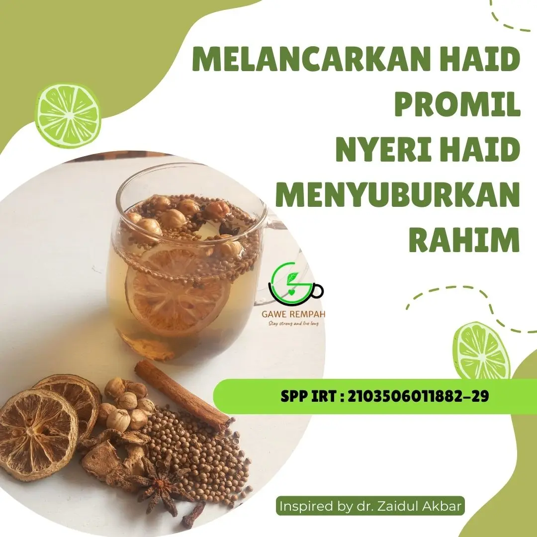 Paket 20 hari Detox Rahim Premium | Promil |20 Sachet