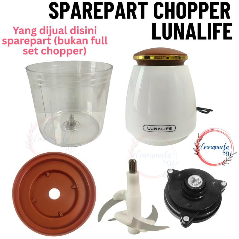 Lunalife Sparepart Pisau Cup Cover Mesin Blender Chopper Kapsul Bintang 5 0