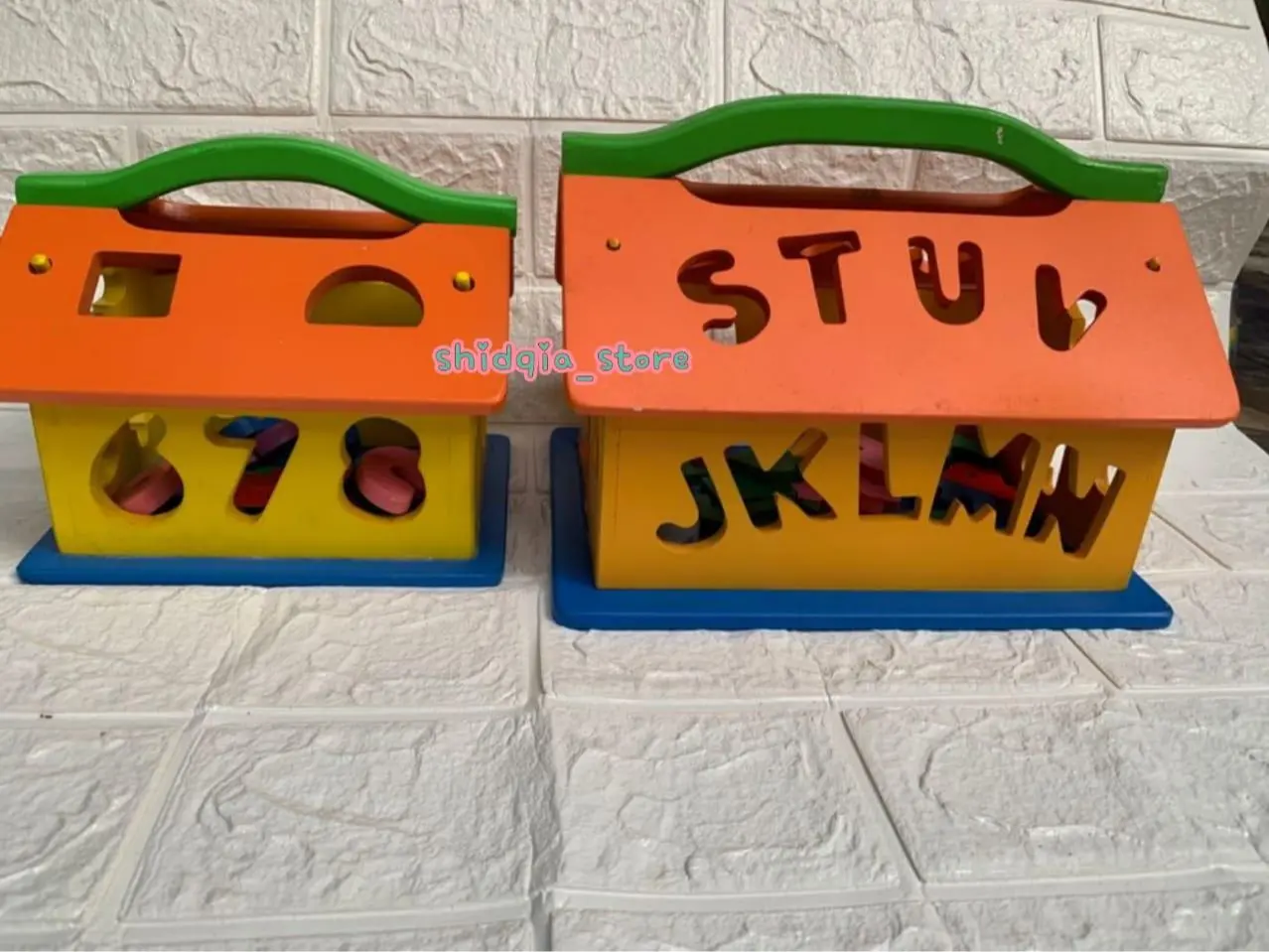 Mainan Kayu Edukasi Rumah Sortasi / Shape Puzzle