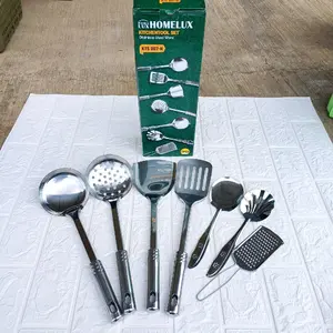 (7PCS) SPATULA SET HOMELUX SPATULA DAPUR Kitchenware set spatula  stainless