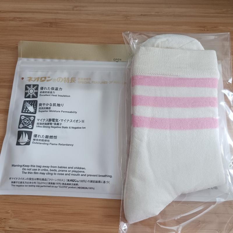 Product Introduction of Anion Negative-ion Healthcare Striped Socks Blood circulation Leg 22-24cm School Womenswear Women Lady Reusable Fabric Health Soft Breathable Comfort 15