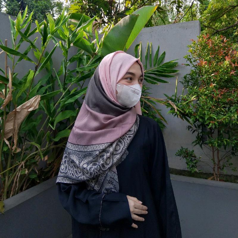 Nisa Scarf Pashmina Motif Import Bahan Katun Viscose 6