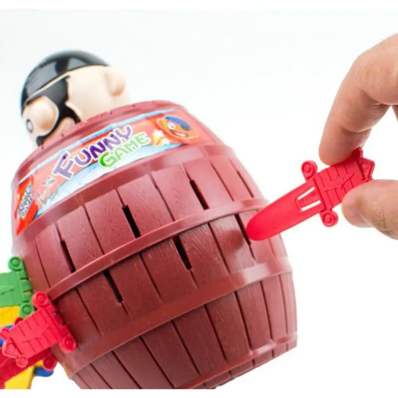 ( BISA COD ) PROMO Mainan Anak Jumping Pirates Barrel Crazy Pirate Roulette Funny Game Running Man 1
