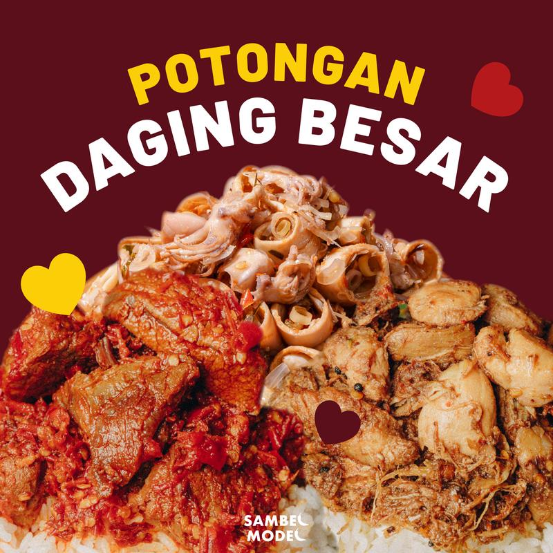 Sambel Model [KEMASAN BARU] - Paket Sambel  Lengkap [4 in 1] Sambel Sapi Balado + Paket Favorite Ci Michelle Sambal Lauk HALAL Tahan Lama 6