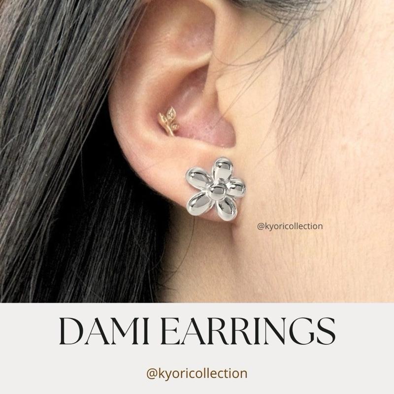 Kyori Collection - Dami Earrings - Anting Tusuk Bunga Titanium Anti Karat 0