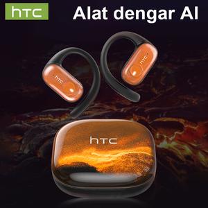 HTC NE10 AI Wireless Earbuds 135 Languages Luminescence Bluetooth headset Real-Time Translation, Kualiti Bunyi Hi-Fi, Panggilan HD, Kalis Air, TWS AI Fon Kepala Sukan, Bluetooth 6.0, Hayat Bateri Tahan Lama