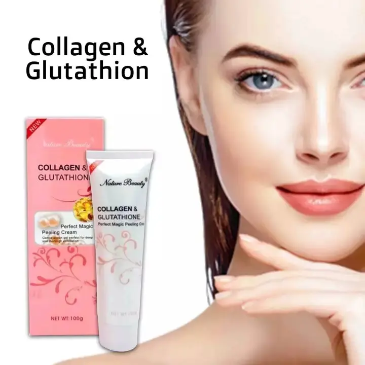 Nature Beauty Collagen & Glutathione Peeling Cream - Perfect Magic Formula for Skin Care - 100g Tube - TikTok Shop Philippines Nature Beauty Collagen & Glutathione Peeling Cream - Perfect Magic Formula for Skin Care - 100g Tube - TikTok Shop Philippines