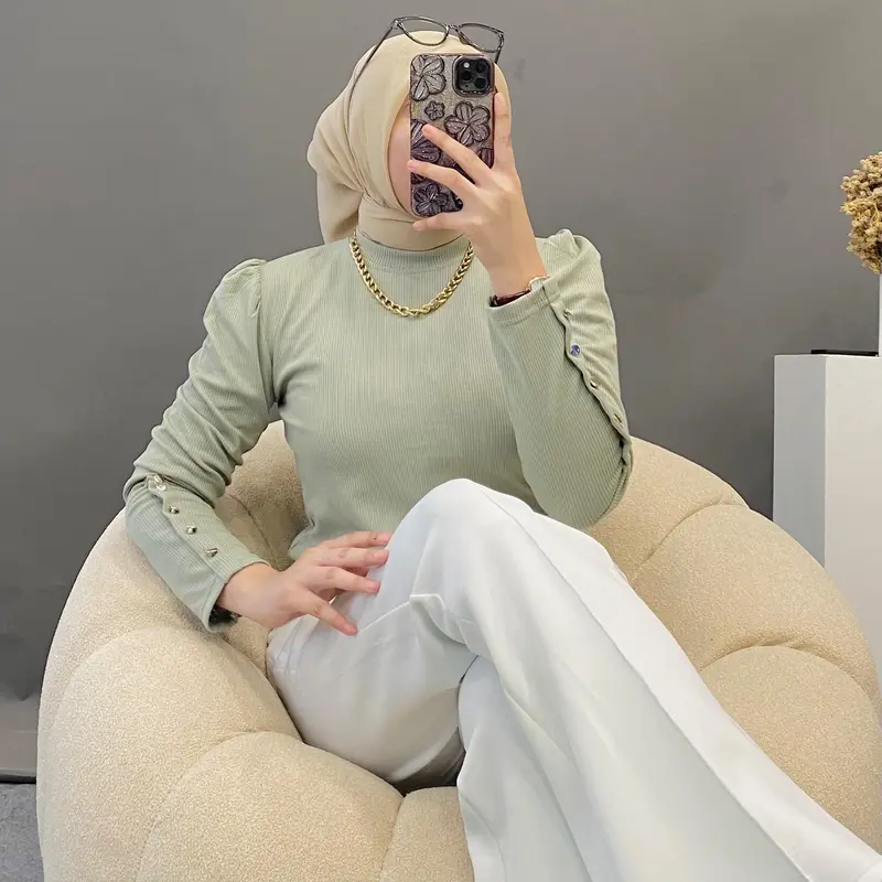 Blouse syakira inner pakaian wanita atasan knite kekinian terbaru 5