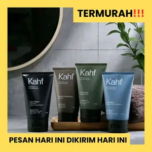 KAHF Facial Wash - Perawatan Wajah Cowok Halal dan TERMURAH!