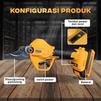 Gambar P20S Brushless Shear NGCO CSSLI2001 - Alat Potong Gunting Dahan Ranting Kebun Anti Nyangkut Slip Portable Baterai dari INGCO Tools by GUNKA Kota Tangerang Selatan 3 Tokopedia
