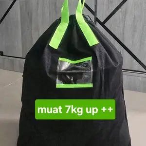 tas laundry serut simpel bahan tebal kapasitas 5kg, bisa gratis sablon dengan minimal order sesuai ketentuan