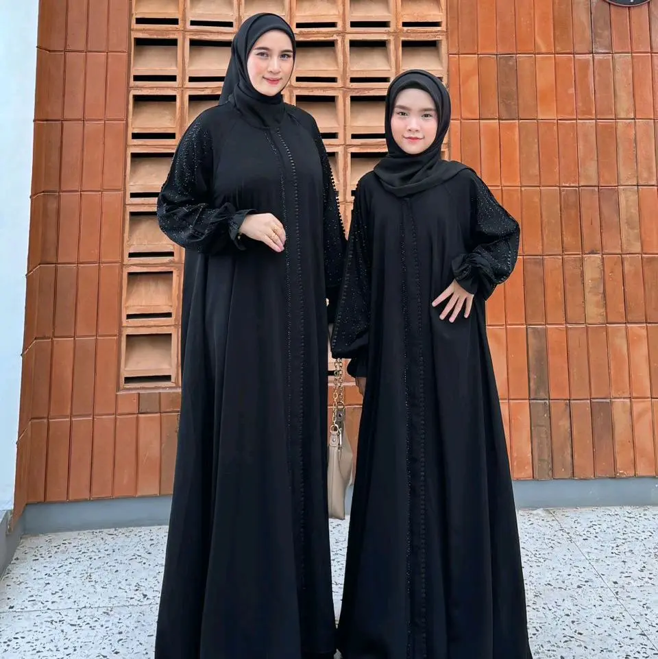Gamis Abaya Tsamira Hitam Anak Terbaru Best seller