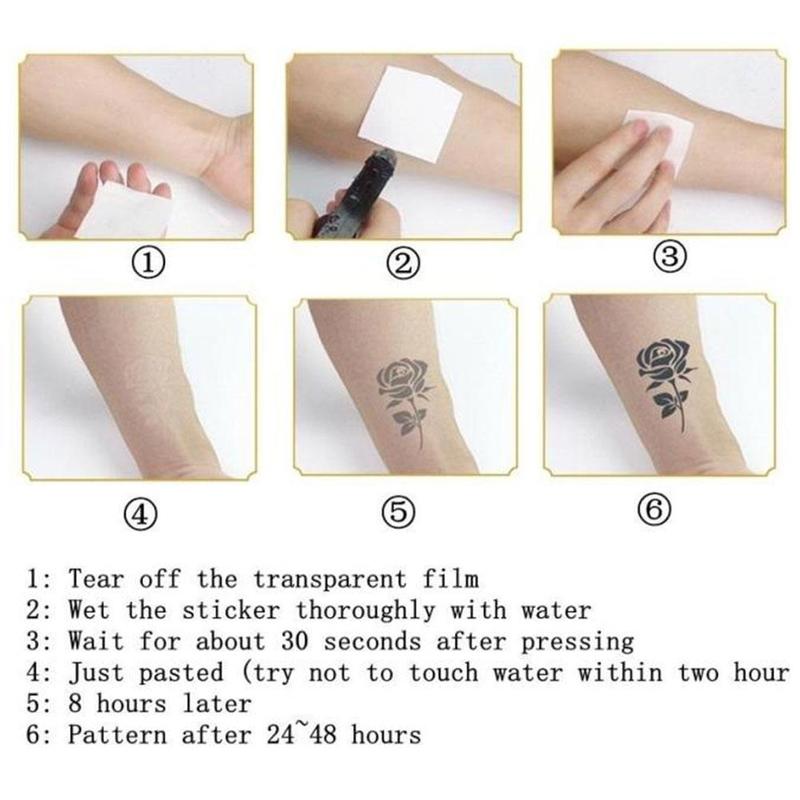 Product Introduction of Juice Herbal Tattoo Stickers Semi-permanent Wash Do Not Fall Off Waterproof Non-reflective Japanese Old Traditional Cherry Blossom Arm Koi Fish Male 48