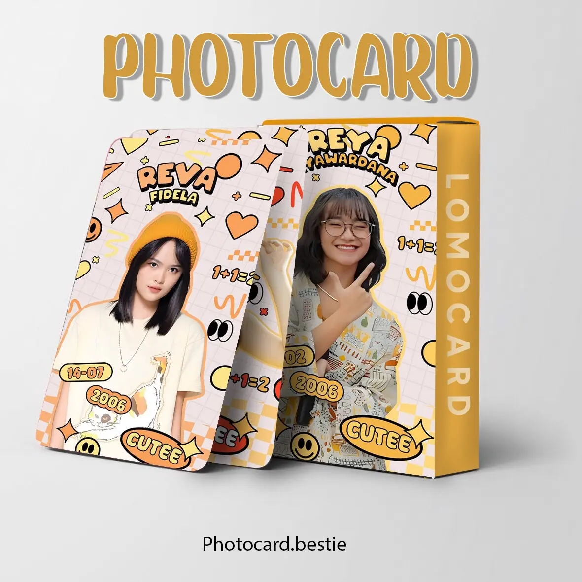 PREMIUM 50 PCS Photocard JKT48 Unofficial / Fanmade edisi WALPAPER FANS MADE (2 Sisi)