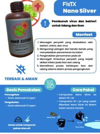 Gambar Pembunuh Virus & Bakteri untuk Udang & Ikan || FisTx Nano Silver 250gr dari FisTx Indonesia Kab. Sleman 4 Tokopedia
