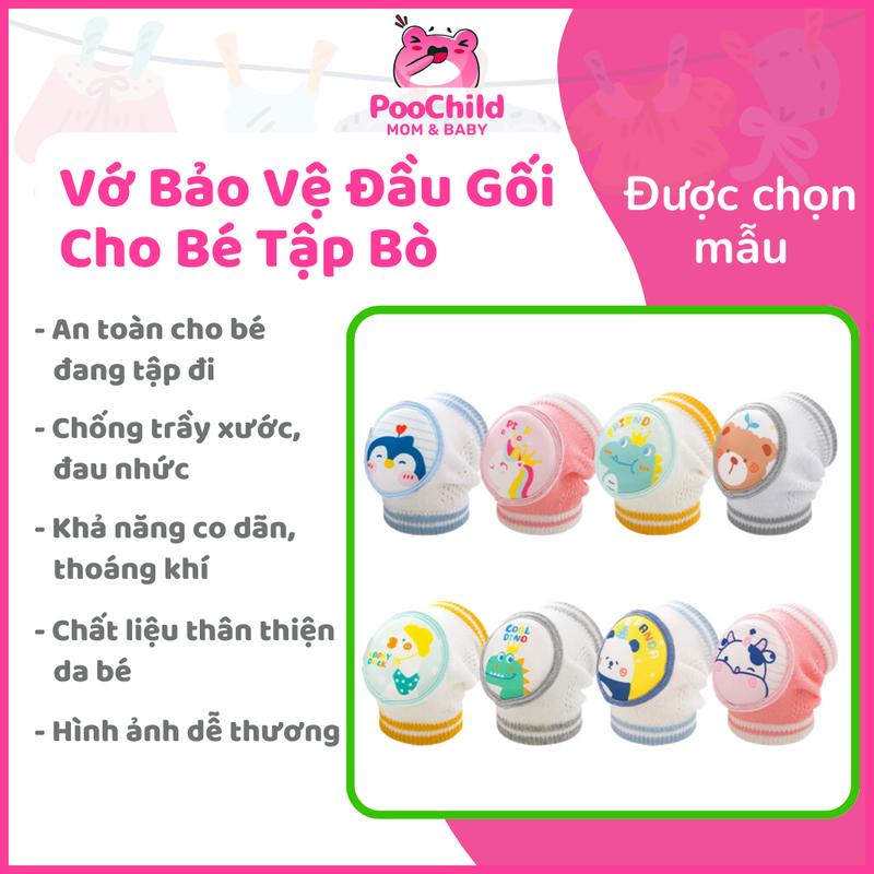  Tất tập bò bảo vệ đầu gối cho bé tất tập bò cho bé vớ tập bò cho bé tất đầu gối em bé mút đệm dày dặn co giãn tốt Cotton 