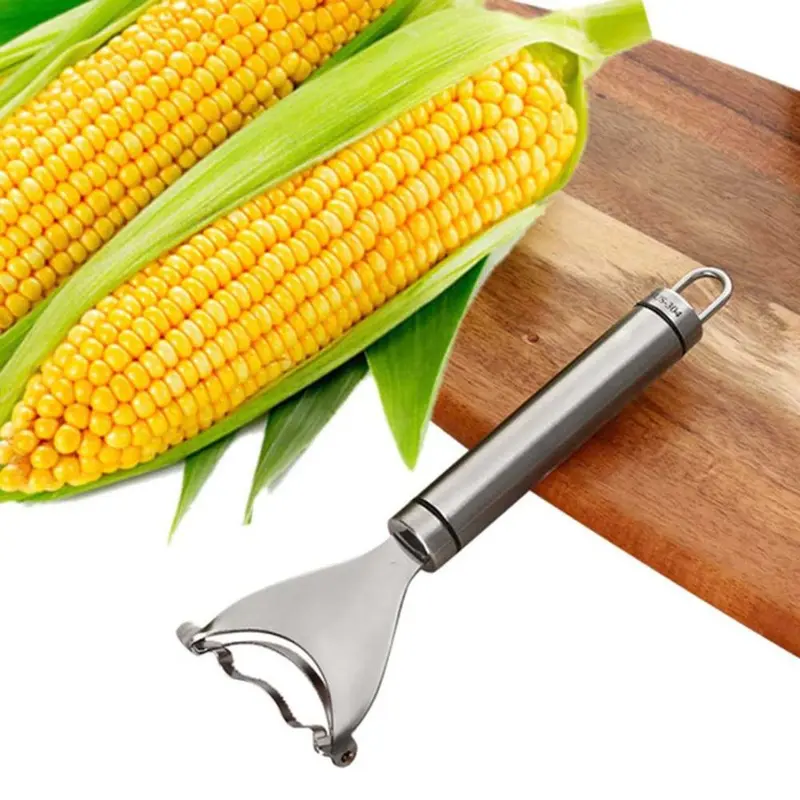 Parutan Jagung /Alat Pengupas Biji Jagung Stainless Steel / Serutan Jagung / Corn Peeler Stainless Steel Food Grade / Pisau Penyerut Jagung Praktis Mudah Digunakan 6