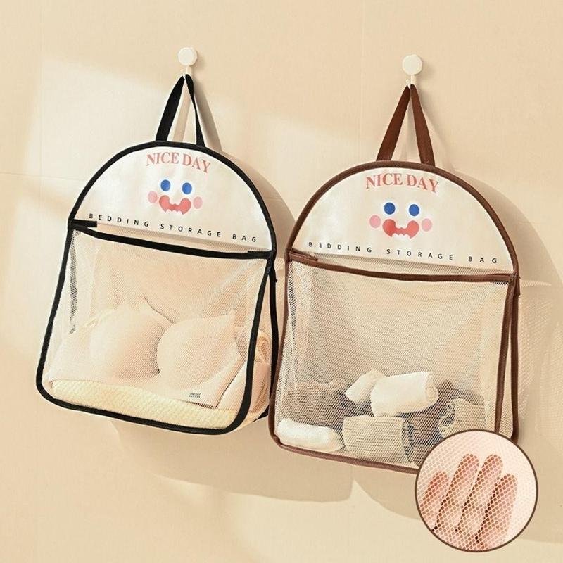  Túi Lưới Đựng Đồ Lót Tất Vớ Treo Tường Nice Day Giỏ Treo Đồ Cá Nhân Có Quai Xách 