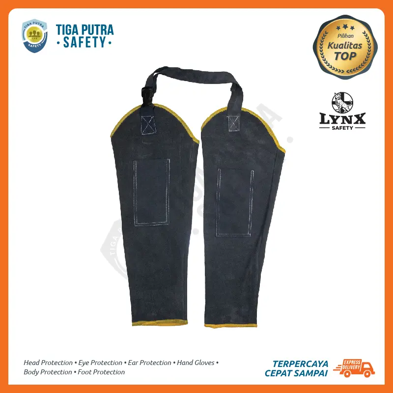 Apron Las Lengan Kulit Set Welding Pelindung Lynx Safety 2