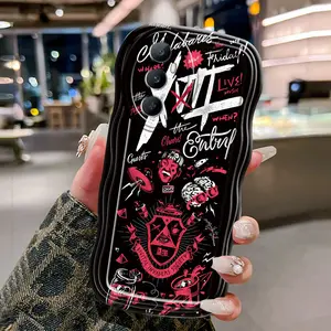 Casing Hp Untuk Realme C65 4G Case Pola Keren yang Trendi Kasing Silikon Anti guncangan Casing gelombang transparan Kesing Softcase