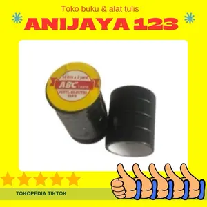 ISOLASI LISTRIK HITAM ABC / SOLASI KABEL PVC (pcs) - DAYA REKAT TINGGI, MULTIFUNGSI
