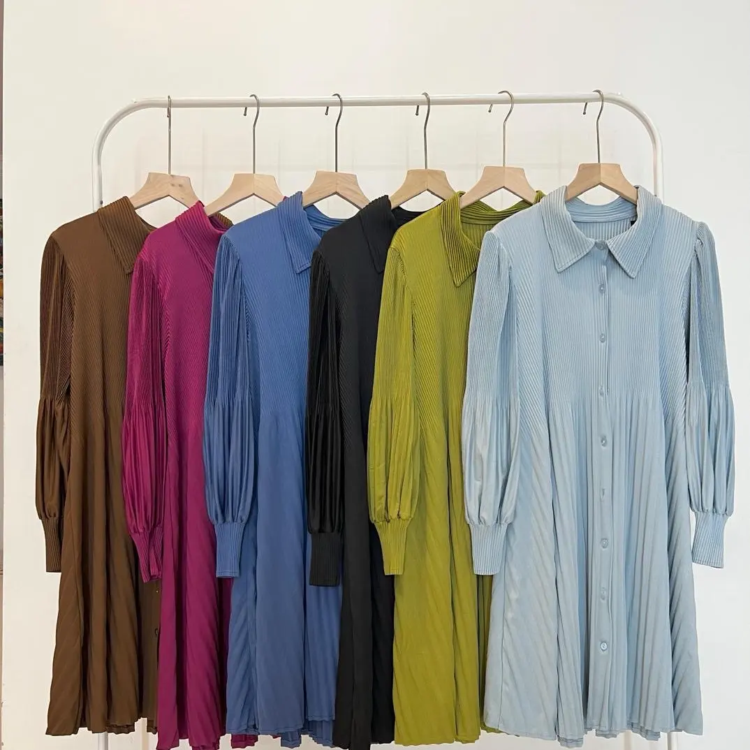 NAURA PLEATS TUNIC KANCING