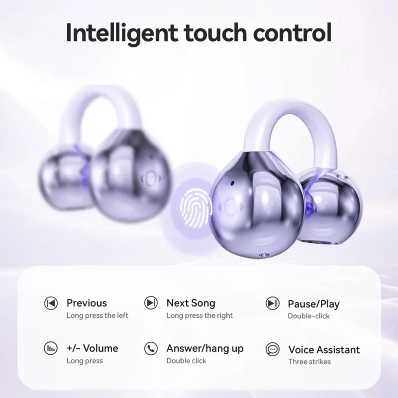 Outro EGGNOISE N08 Wireless Earphone Bluetooth Earclip Design Comfortable Wearing 8