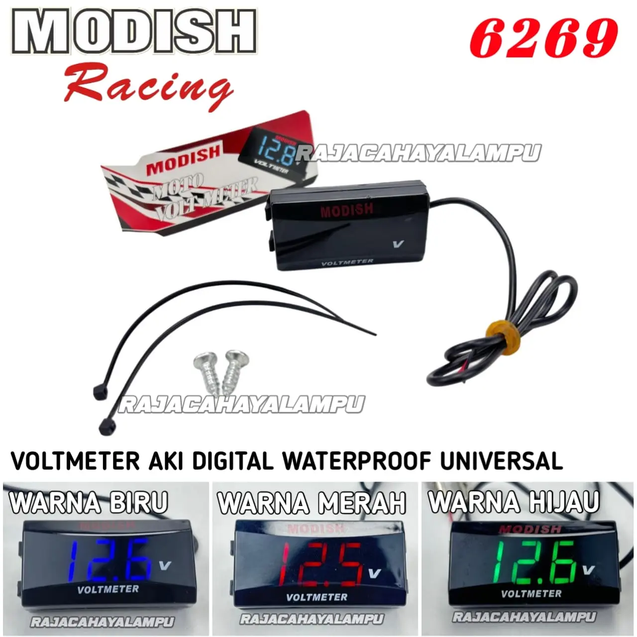 Voltmeter Aki Digital 1 Mode Voltmeter Modish Volt Universal