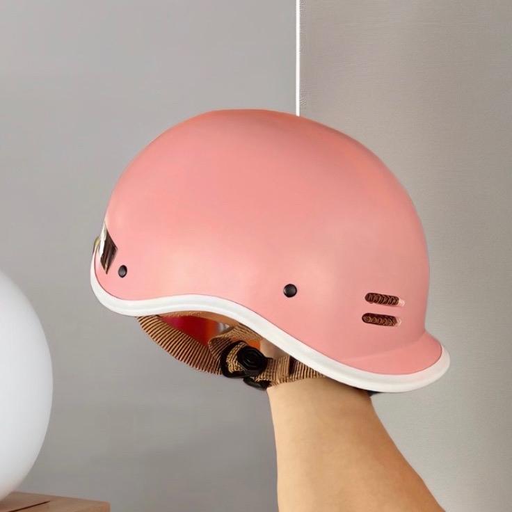 Mũ Bảo Hiểm Cá Heo Trend Xu Hướng Đủ Màu Thời Trang Phù Hợp Nam Nữ Chất Liệu Cao Cấp An Toàn Độc Đáo Màu Hồng Sang Trọng giá rẻ
