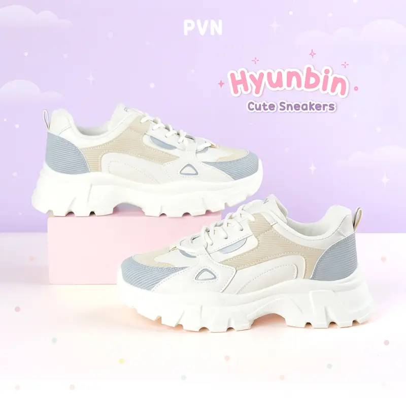PVN Hyunbin Sepatu Sneakers Wanita Casual Sport Shoes 505 0