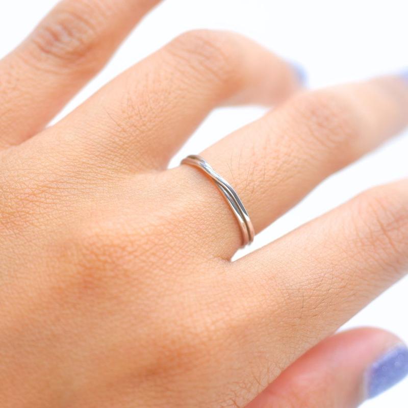 STACKABLE RING SIMPLE 925 SILVER AA 1881 6